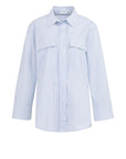 Yaya Striped Boyfriend Shirt With Adjustable Cuff