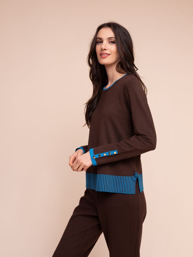 Color Block Pullover