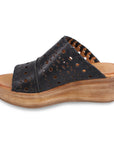 Wesley Wedge Sandal Black