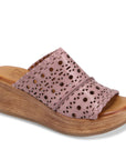 Wesley Wedge Sandal Rose
